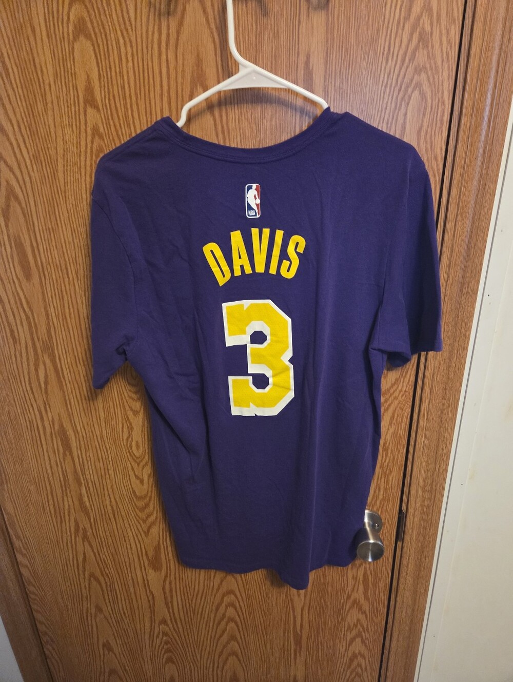 Nike Los Angeles Lakers Anthony Davis Shirt Sz Large Men's NWOT NBA - Picture 6 of 6